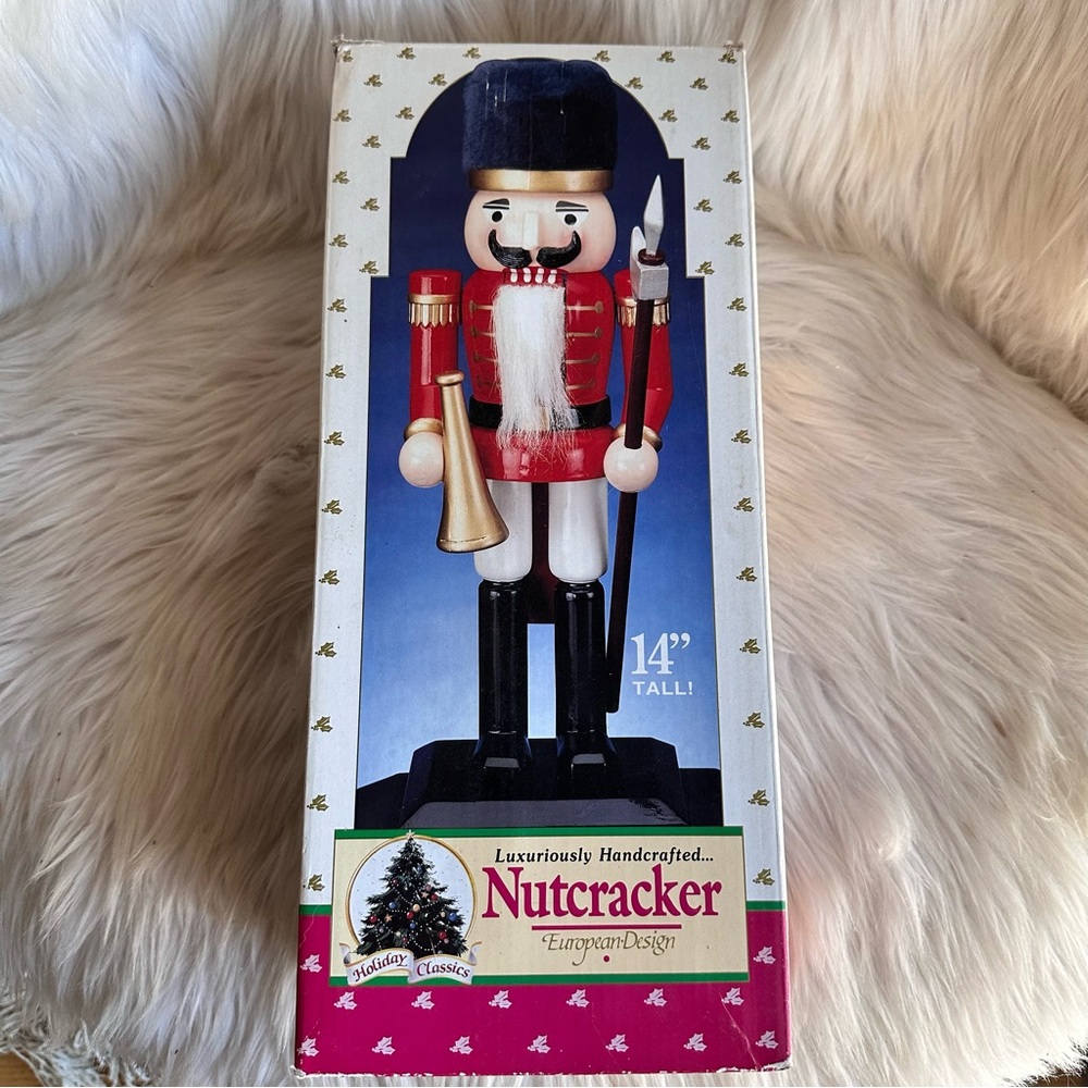 🔴SALE 60% OFF NUTCRACKER LUXURIOUSLY SL HANDCRAFTED 14” TALL